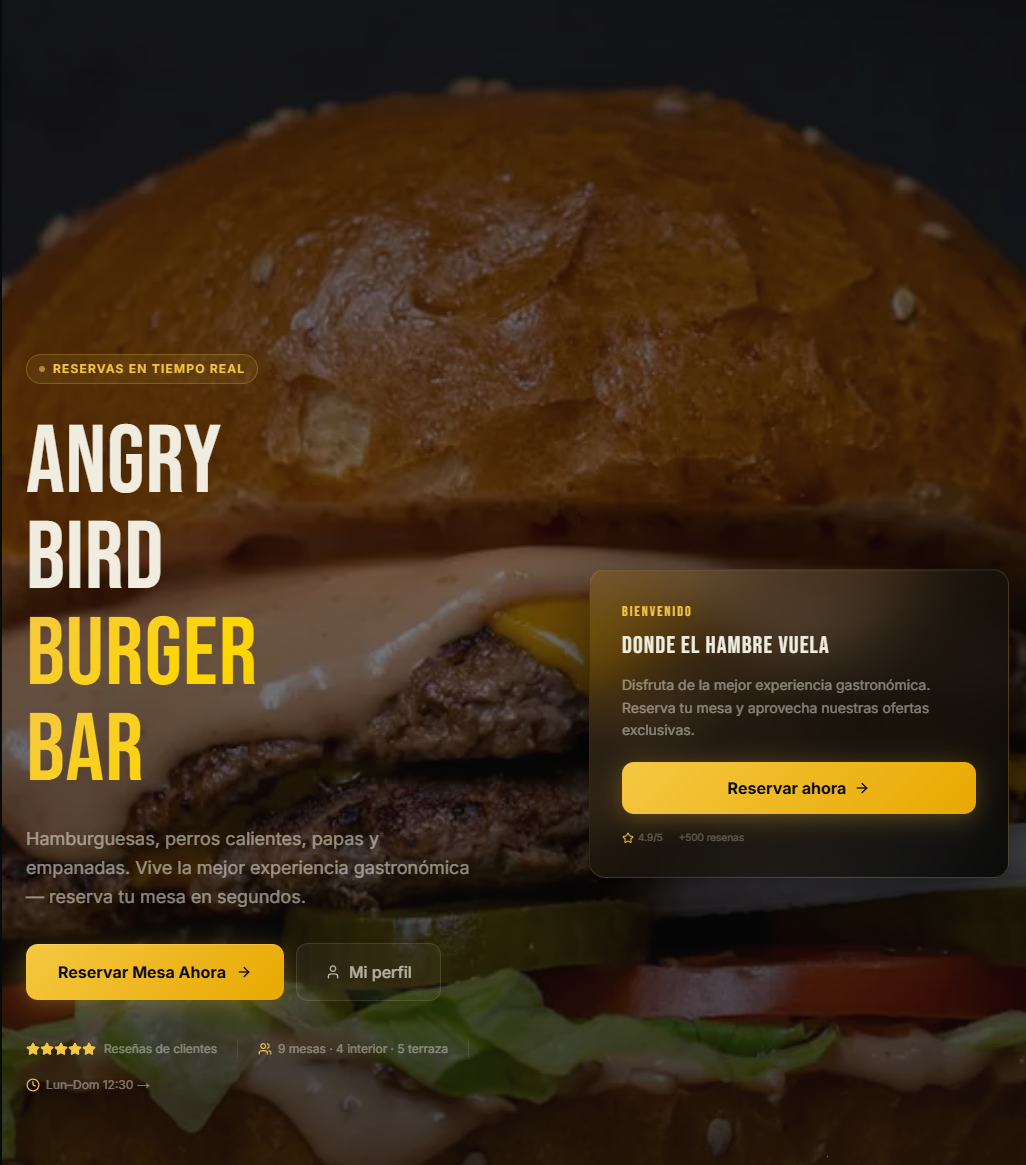 Angry Bird Burger Bar - App